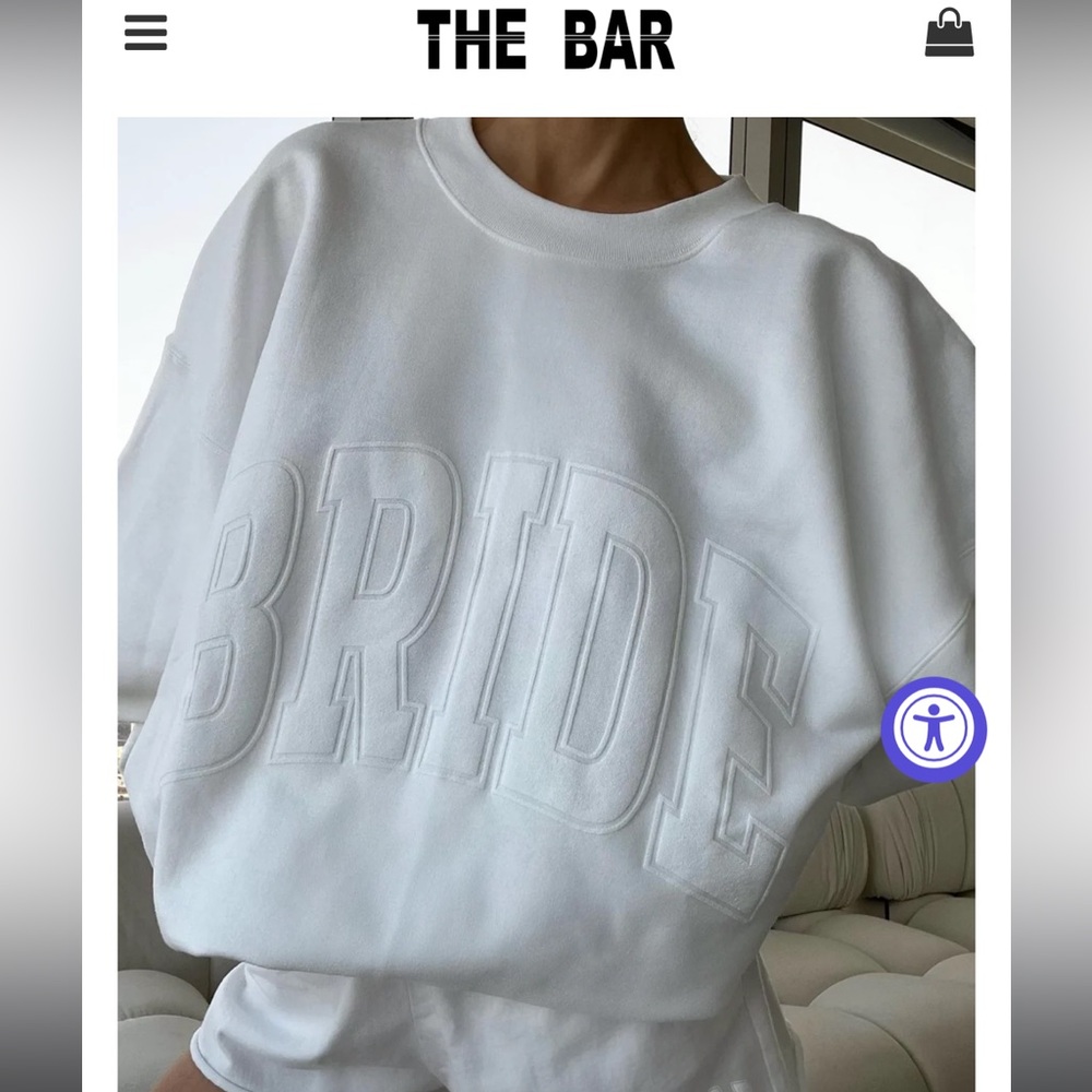 The Bar BRIDE sweatshirt size L